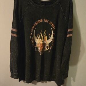 Lovesick Black Long Sleeve Graphic Tee